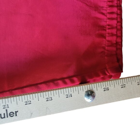 Victoria's Secret Red XS Womens PJ Set Button Up Top Brushed Cotton VTG Festive - Picture 14 of 16